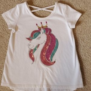 Girls Unicorn Tee